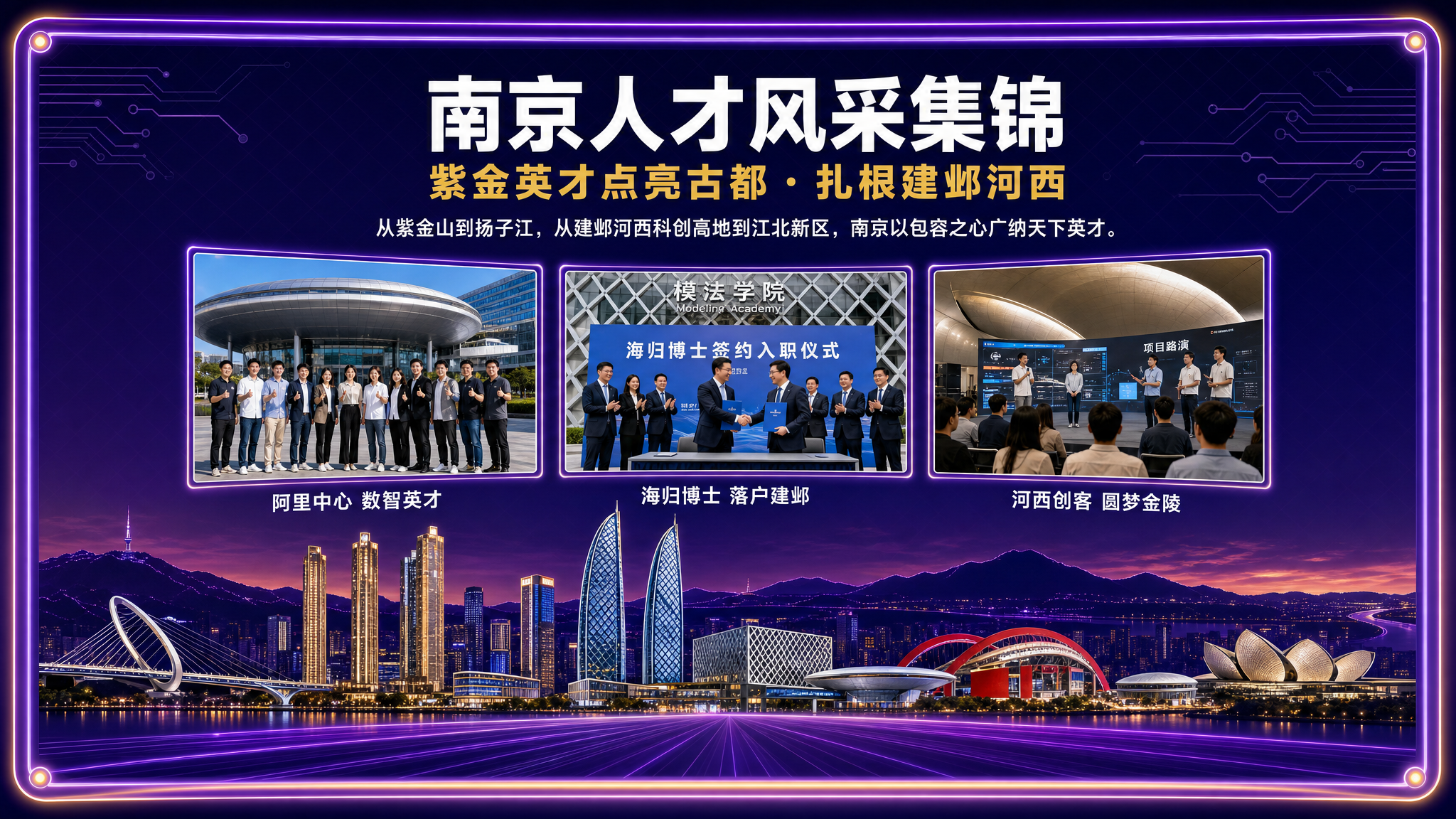 人才风采集锦 · 对屏 B 对面