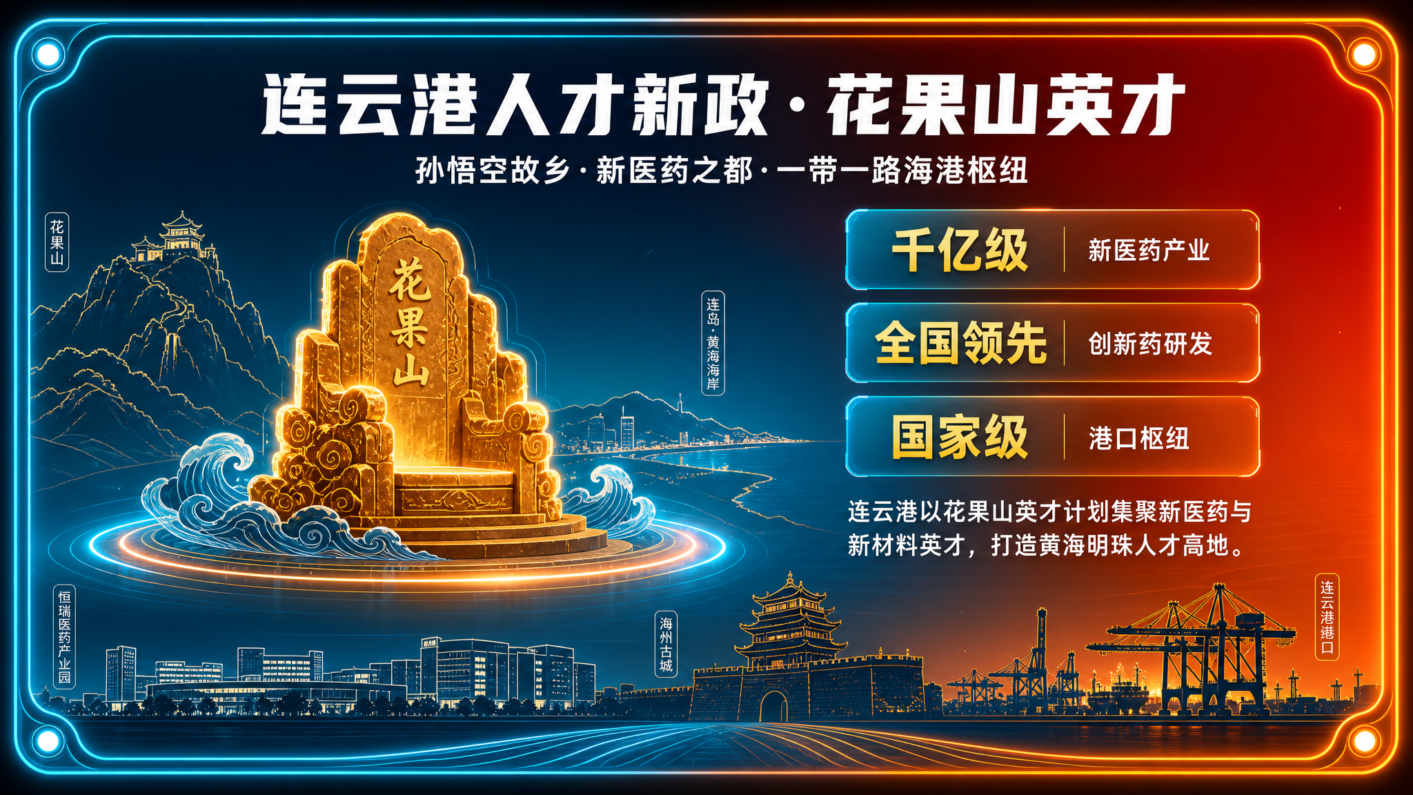 主政策迎宾 · 对屏 A 中央