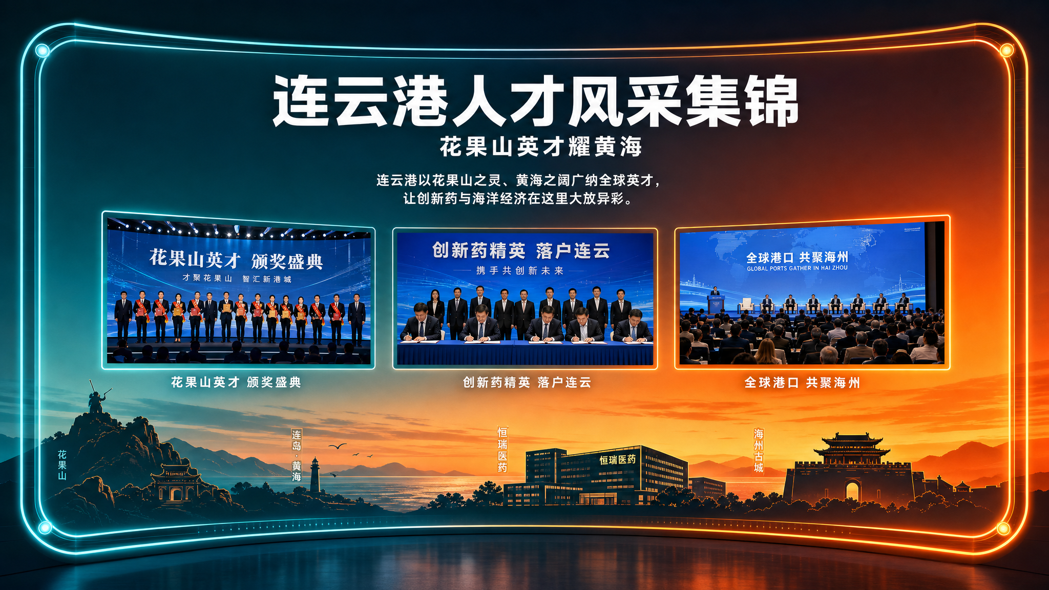 人才风采集锦 · 对屏 B 对面